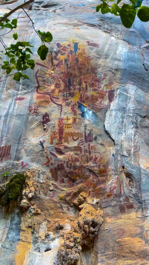 pinturas gruta do rezar